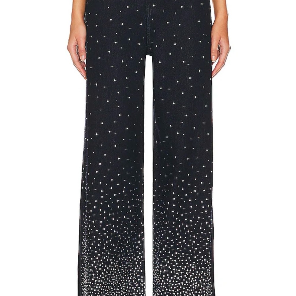 AFRM Starry Black Wide Leg Pants